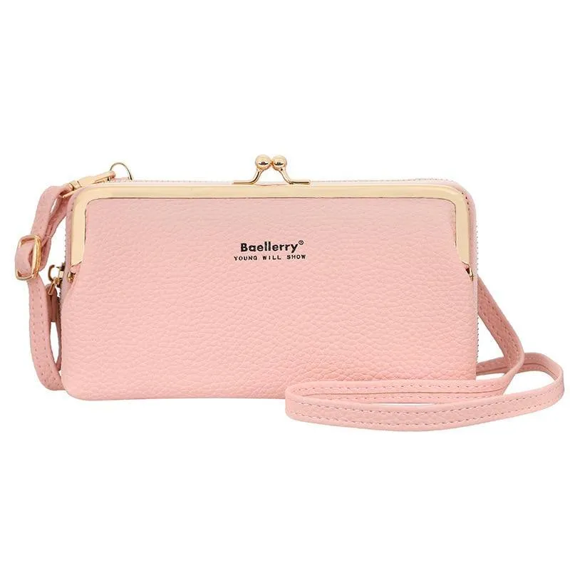 Women's PU Leather Phone Clutch