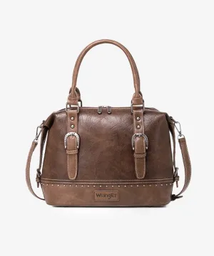 Wrangler Buckle Barrel Satchel