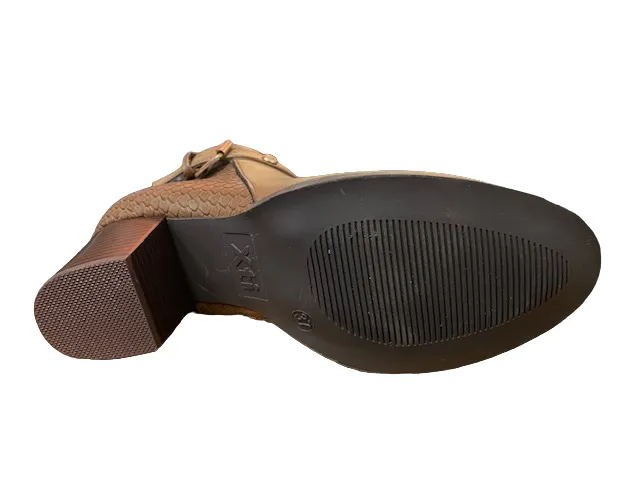 Xti scarpa con tacco Botin Taupe 48399
