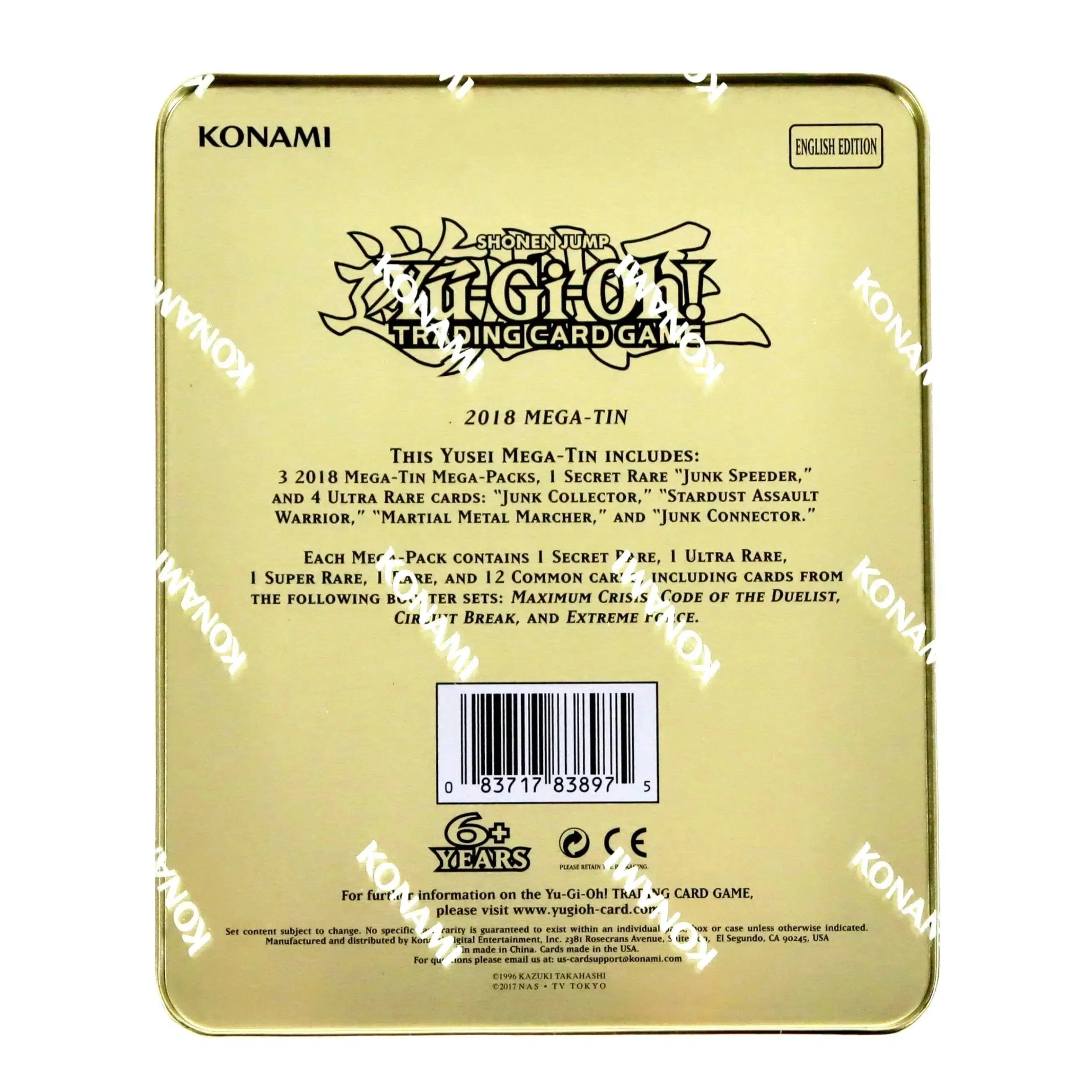 Yu-Gi-Oh! [2018 Mega-Tins] - Yusei Tin