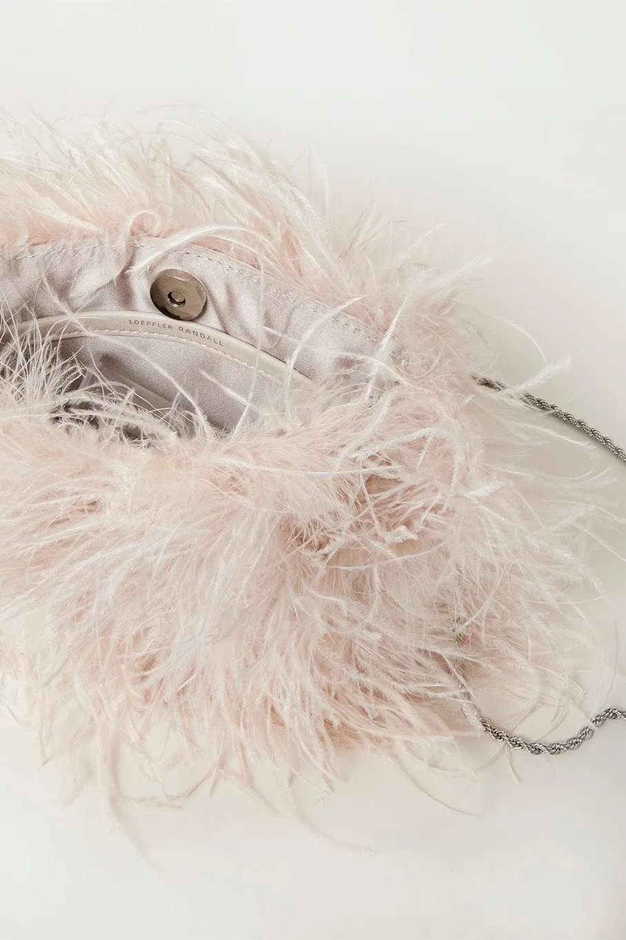 Zahara Feather Pouch - Oyster