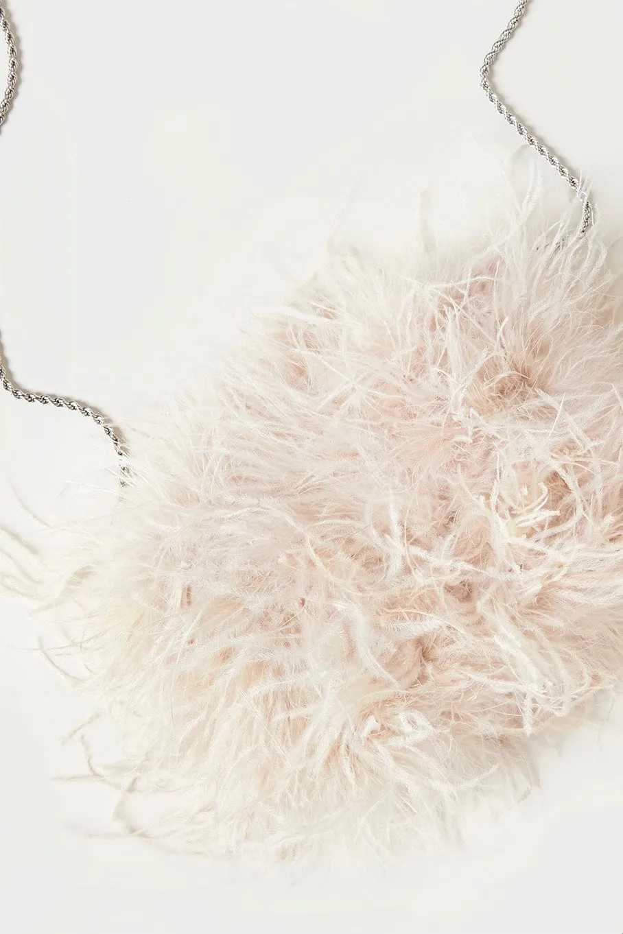 Zahara Feather Pouch - Oyster